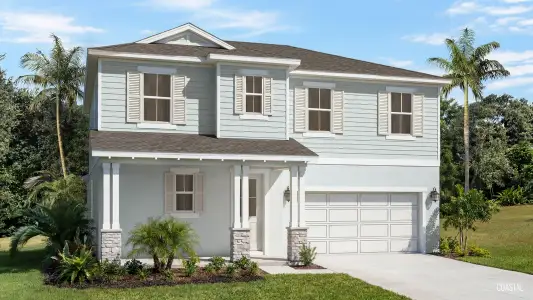 New construction Single-Family house 13665 Knotty Ln, Hudson, FL 34669 plan Mangrove - image