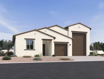 New construction Single-Family house 47007 W Pecan Woods, Maricopa, AZ 85139 plan Ruby RV - image