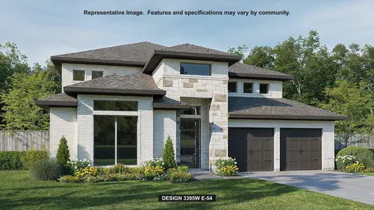 New construction Single-Family house 4711 Cascade Waters Ln, Fulshear, TX 77441 plan 3395W - image