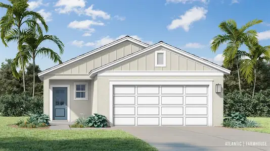 New construction Single-Family house 1929 Diamond Head Cir, Haines City, FL 33844 plan Atlantic - image