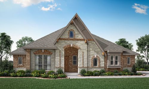 New construction Single-Family house 2407 Royal Dove Ln, Mansfield, TX 76063 plan Carolina Side Entry - image