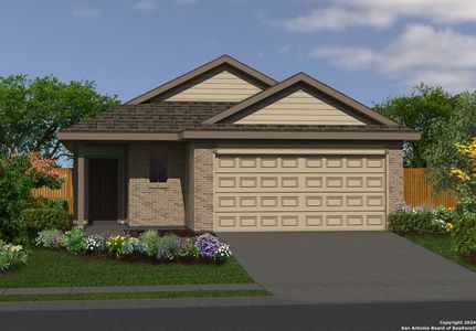 New construction Single-Family house 2603 Gideon Lane, New Braunfels, TX 78130 The Avery- photo 0