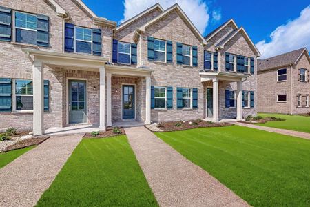 New construction Townhouse house 1836 Summer Aura, Mesquite, TX 75181 plan The Isaac - image
