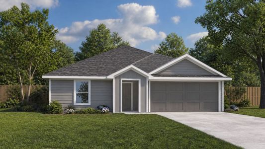 New construction Single-Family house 12256 Lexington Heights Dr, Willis, TX 77318 plan Austin - image