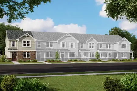 New construction Townhouse house 3812 Cheyney Park Dr, Charlotte, NC 28269 plan Oliver - image