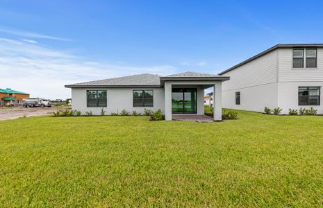 New construction Single-Family house 616 Lakeside Oasis Ave, Lehigh Acres, FL 33974 plan Browning - image