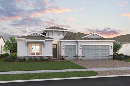 New construction Single-Family house 10320 Nw Field Flower Trl, Port Saint Lucie, FL 34987 Carver- photo 0