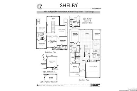New construction Single-Family house 326 Glenwood Rnch, Cibolo, TX 78108 plan Shelby - image