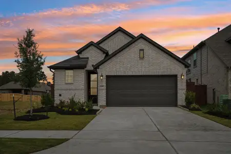 New construction Single-Family house 12849 Meadow Wind Wy, Conroe, TX 77302 plan 3034 Elevation A - image