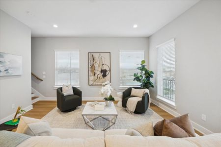 New construction Single-Family house 719 Thornton Rd, Unit E, Houston, TX 77018 - image 12