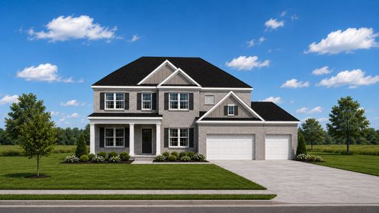 New construction Single-Family house 1327 Funny Cide Cir, Dacula, GA 30019 plan Faith - image