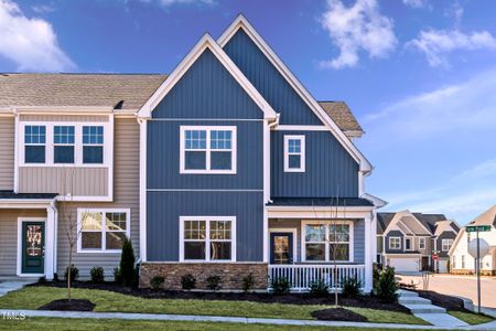 New construction Townhouse house 3185 Mission Olive Place, New Hill, NC 27562 - photo 0