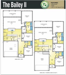 New construction Single-Family house 2730 Fearless Ln, Sumter, SC 29153 plan Bailey II - image