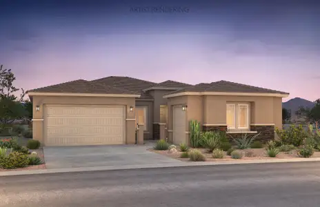 New construction Single-Family house 18158 E Silver Creek Ln, Queen Creek, AZ 85142 plan Livorno - image