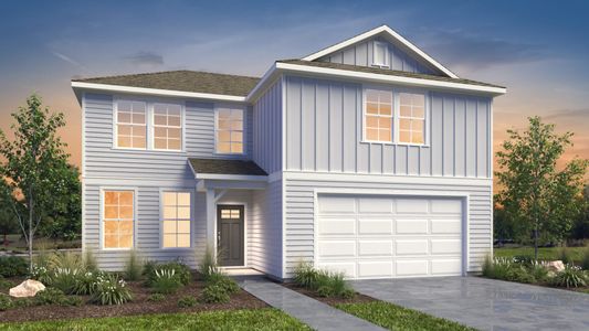 New construction Single-Family house 1607 Barlett Sq, New Braunfels, TX 78130 plan Valley View - image