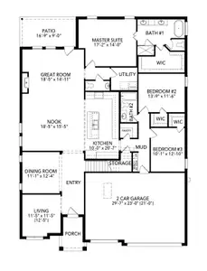 New construction Single-Family house Arlington, TX 76002 plan Cedarwood II - image 5
