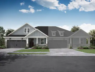 New construction Duplex house 20943 Medina River Dr, Cypress, TX 77433 plan Serendipity - image