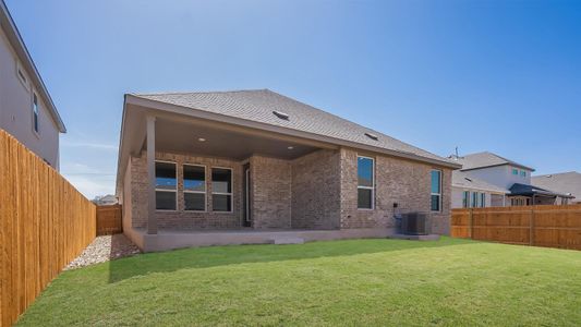 New construction Single-Family house 1853 Crooked Creek St, Leander, TX 78641 plan The Steinbeck - image