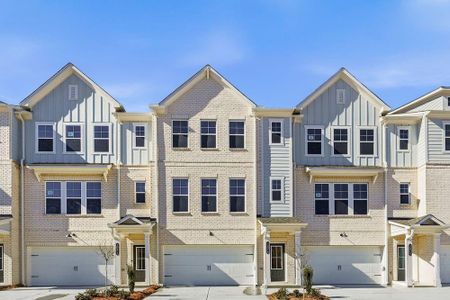 New construction Townhouse house 3074 Hudson Glen Wy, Dacula, GA 30019 - image