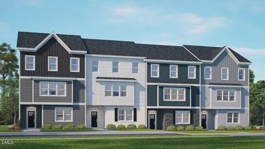 New construction Townhouse house 2271 Horton Park Dr, Apex, NC 27539 plan HADLEIGH - image