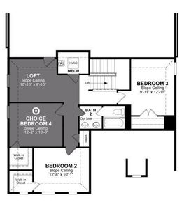 Beazer Homes Wildcat Ranch Cascade Floorplan.