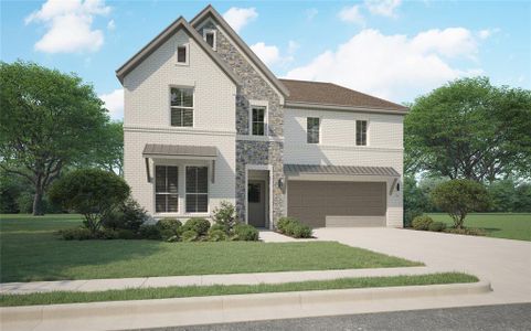 New construction Single-Family house 14749 Desert Door Drive, Haslet, TX 76052 Claret- photo 0