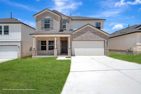 New construction Single-Family house 6279 Desert Aloe, San Antonio, TX 78252 plan Harrison - image