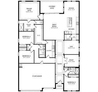 New construction Single-Family house 453 Brookhaven Tr, Ormond Beach, FL 32174 plan Onyx - image