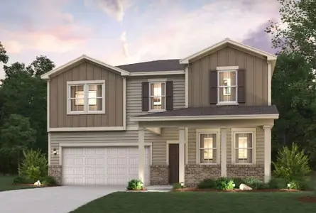 New construction Single-Family house 4136 Thornbud Rd, South Fulton, GA 30349 plan Travis - image