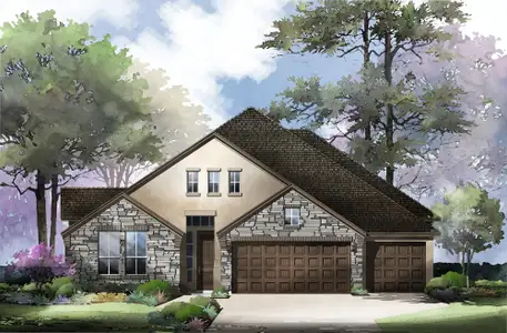New construction Single-Family house 339 Grand Legacy, New Braunfels, TX 78130 plan Robertson - image