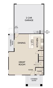 1st floor floorplan - Lot 19.0011