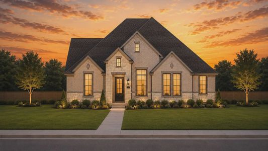 New construction Single-Family house 101 Plum Valley Wy, Georgetown, TX 78628 plan Sicilly - image