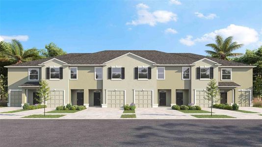 New construction Townhouse house 11442 Crescent Deer Dr, Land O' Lakes, FL 34638 Glen- photo 3 3