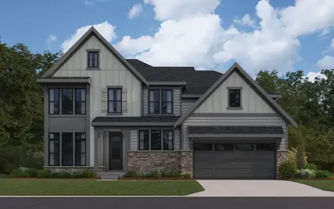 New construction Single-Family house Hoschton, GA 30548 plan Rhodes - image