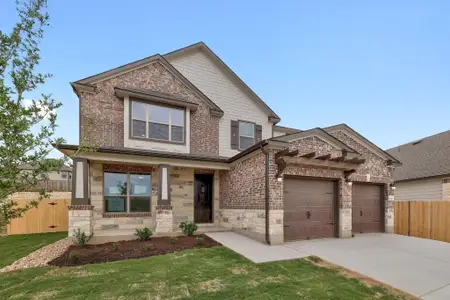 New construction Single-Family house 3057 Carrizo Terr, Leander, TX 78641 - image