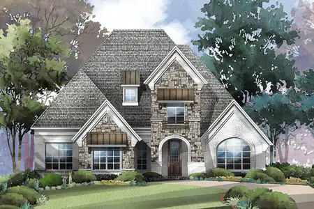 New construction Single-Family house 4100 Valley Dr, Providence Village, TX 76227 plan Grand Whitehall - image