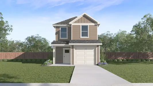 New construction Single-Family house 5710 Quartz Ter, San Antonio, TX 78222 plan The Linnet - image