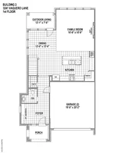 New construction Townhouse house 3241 Vaquero Ln, Celina, TX 75009 plan TH Building 3 Unit 1 ML - image 5