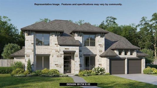 New construction Single-Family house 203 Wooded Rill Court, Willis, TX 77318 Design 3917W- photo 0