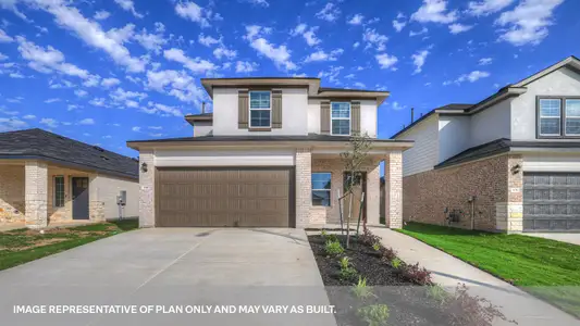 New construction Single-Family house 213 Iron Mountain Cv, San Marcos, TX 78666 plan The Hanna - image