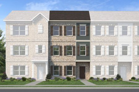 New construction Townhouse house South Fulton, GA 30331 plan The Richmond - image