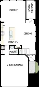 New construction Single-Family house 5601 Forks Rd, Austin, TX 78747 plan The Fawn - image