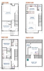 New construction Townhouse house 512 Gordon St, Unit #404, Durham, NC 27701 - image