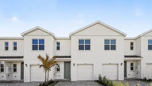 New construction Townhouse house 9034 Venetian Sq, Vero Beach, FL 32966 plan San Marco Exterior - image
