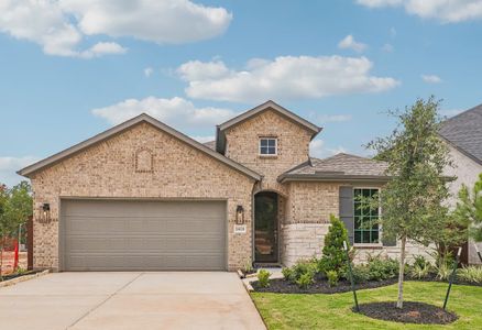 New construction Single-Family house 29901 Amber Brook Dr, Magnolia, TX 77354 plan 4046 Elevation F - image