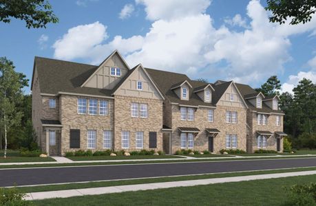 New construction Townhouse house 3541 Treasure Dr, Plano, TX 75074 plan Watercolor - image