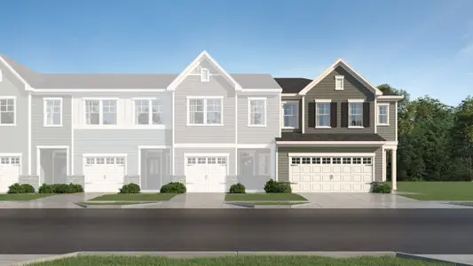 New construction Multi-Family house 214 Snowfield Dr, Garner, NC 27529 plan Coleman - image