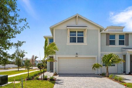 New construction Townhouse house 301 Salisbury Circle, Fort Pierce, FL 34982 Sandpiper End- photo 0