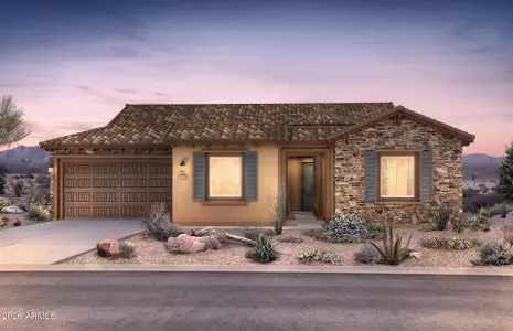 New construction Single-Family house 26618 W Siesta Ln, Buckeye, AZ 85396 plan Voyage - image