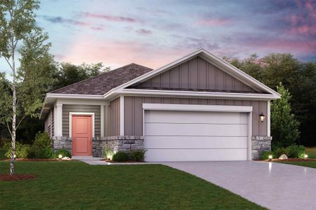 New construction Single-Family house 1216 Wild Leaf Wy, San Marcos, TX 78666 Hudson- photo 0
